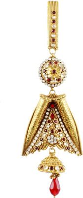 

Orniza Designer Maroon Colored Juda With Jhumki Attached Hair Pin(Maroon)