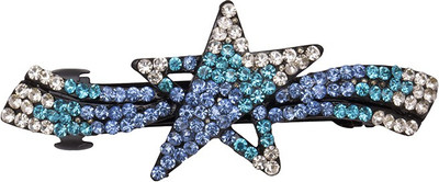 

Glitters Online Star Designer Blue Stone Hair Clip(Blue)