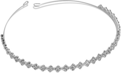 

The Bling Stores CROWNING GLOY TRENDY HAIR BAND Head Band(Silver)
