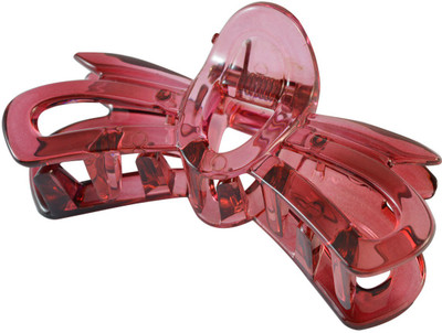 

Sarah Plastic Hair Clutcher for Women - Pink Hair Clip(Pink)