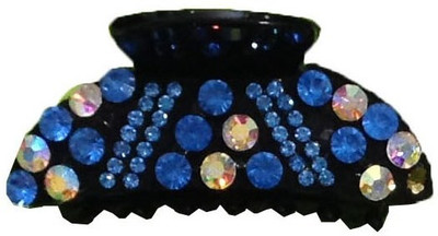 

GRACE FASHION VILLA American Diamind Hair Clip(Blue)
