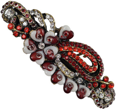 

Taj Pearl Designer Hair Clip(Yellow)