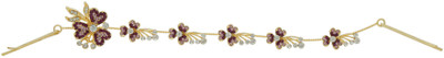 

Pink Rose Princess Charm Hair Chain(Pink)