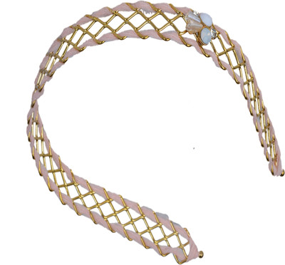 

Sagunya Soft lace Weaved Hair Band(Gold)