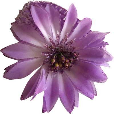 

AkinosKIDS Glitter Flower crochet Newborn Soft Baby Head Band(Purple)