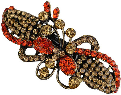 

Taj Pearl Designer Hair Clip(Yellow)