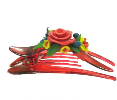 

Advance Hotline Porcelain clay work fancy banana clip Banana Clip(Multicolor)