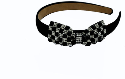 

Itz About U Black Bow Hair Band(Black)