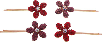 

My DT Lifestyle FLOWER SHAPE PARTYWEAR Hair Pin(Multicolor)