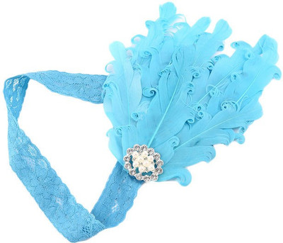

Shrih Baby Cute Feather Head Band(Blue)