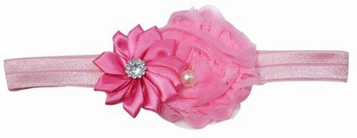 

Pinkblueindia Shabby Chic Flower Baby Head Band(Pink)