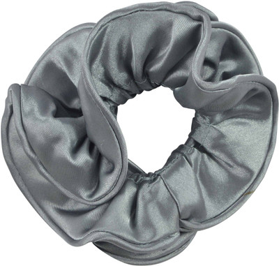 

Sarah Solid Satin Rubber Band(Grey)