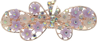 

The Ethnic Wears Ethnic yet modern Back Pin(Purple, Multicolor)