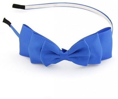 

Crunchy Fashion Bowknot - Blue Hair Band(White)