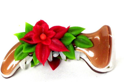 

Advance Hotline Porcelain clay work fancy banana clip Banana Clip(Multicolor)