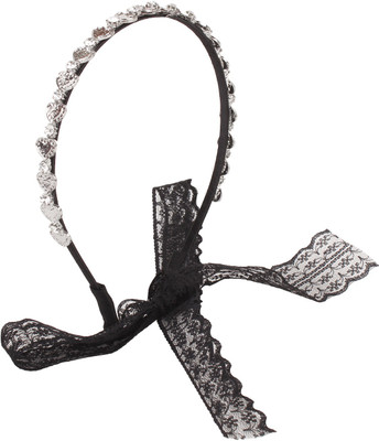 

Fayon Party Style Diva Sliver Hearts Hair Band(Silver)
