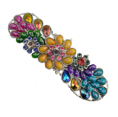 

Taj Pearl Designer Hair Clip(Silver)