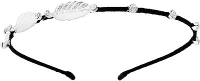 Pink Rose Princess Charm Hair Band(Black, White)