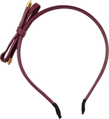 

Sarah String Bow Hair Band(Maroon)
