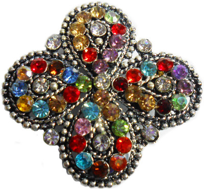 

Shubh 4u Multi Colored Stone Hair Clip(Multicolor)