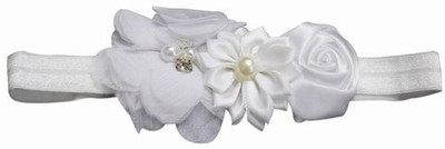 

Pinkblueindia Fashion Flower Kids Head Band(White)
