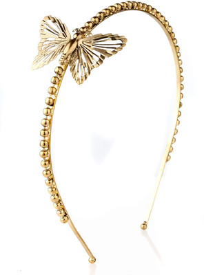 

Trinketbag Butterfly on Beads Hair Band(Gold)