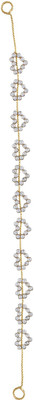 

Pink Rose Princess Charm Head Band(Gold, White)