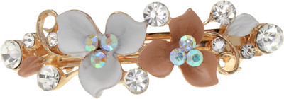 

The Ethnic Wears Ethnic yet modern Back Pin(White, Brown, Multicolor)