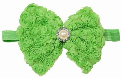 

Pinkblueindia Pretty Net Flower Baby Head Band(Green)