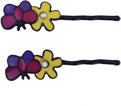 

B-Fashionable Butterfly Embracing Flower Hair Pin(Multicolor)
