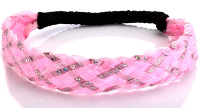 

Trinketbag Candy Floss Mesh Stretchable Hair Band(Pink, Black)