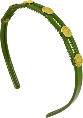 

Ammvi Creations Badges Tiny Teeth Parrot for Women Hair Band(Green)