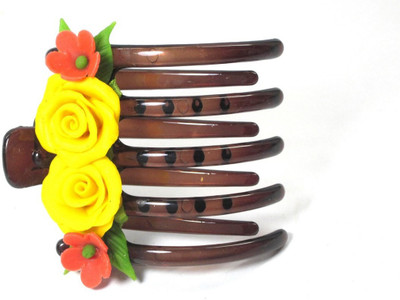 

Advance Hotline Porcelain clay work fancy banana clip Banana Clip(Multicolor)
