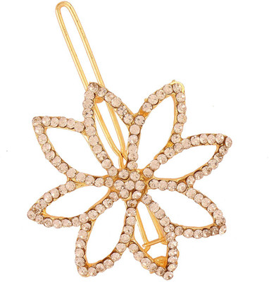 

AccessHer Floral Designer Clip Hair Pin(White)