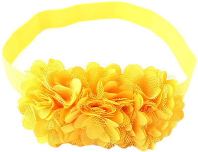 

Pikaboo Exquisite Floral Head Band(Yellow)