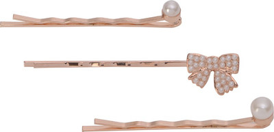 

Sparkle Street JIFDHPN6057 Hair Pin(White, Gold)