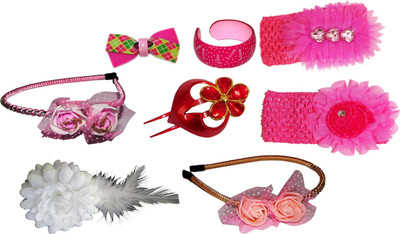 

Yashasvi Floral Style Hair band Hair Accessory Set(Multicolor)