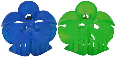 

Maayra Combo of 3 Contemporary Hair Claw(Blue)