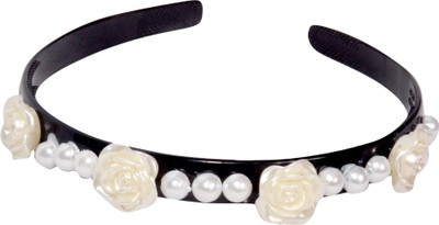

Aparshi White pearls Hair Band(Multicolor)