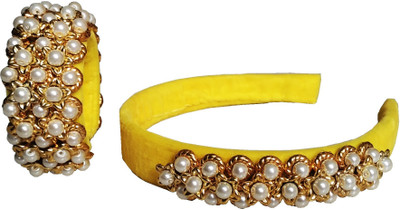 

Angel Wears HAIR BAND SET Hair Band(Yellow, Gold)