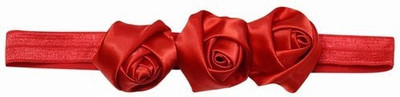 

Pinkblueindia Satin Rosette Flower Baby Head Band(Pink)
