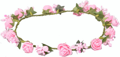 

Loops n knots Tiara Head Band(Pink)