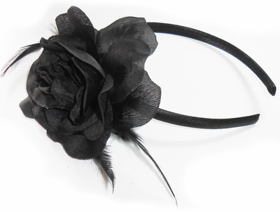 

Shubh 4u Flower Hair Band(Black)