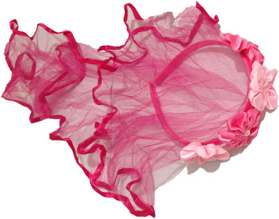 

GRACE FASHION VILLA Net Floral Head Band(Pink)