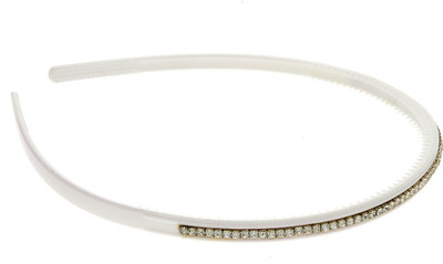 Anuradha Art Stylish Head Band(White)