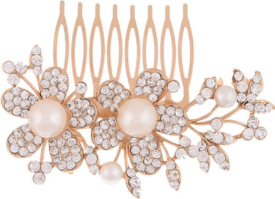 

Dazzle Collection DC-HA-AC-10013 Hair Clip(Gold)