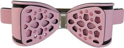 

Ammvi Creations Sohisticated Bow Shaped for Women Hair Clip(Pink)
