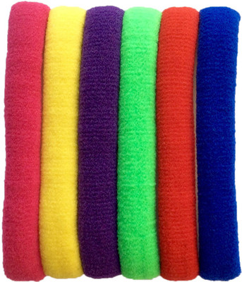 

B-Fashionable Assorted Colour Elastic Rubber Band(Multicolor)
