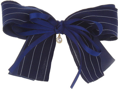 

Fayon Daily Casual Work Blue Lace Bow Hair Clip(Blue)