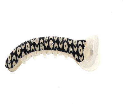 

Anuradha Art Trendy Banana Clip(White, Black)